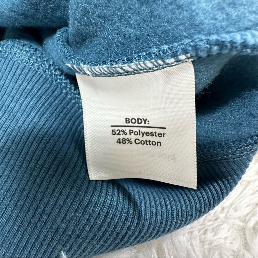 REI Co-op Unisex Sz XXXL Teal Blue Crewneck Sweatshirt Casual Outdoor Pullover - Picture 11 of 12